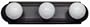 Yosemite Home Decor 4503DB 18-Inch 3-Light Bathroom Vanity, Dark Brown