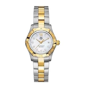 Tag Heuer Aquaracer Diamond Two-Tone Ladies Watch WAF1425.BB0825
