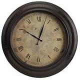 Durocraft Outdoor Wall Mount Clock With Crackle Face