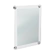 Vivid Mirror with Decorative Hardware
