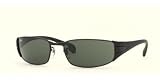Review   / RAY BAN 3261 006/71 BLACK METAL SPORT WRAP SUNGLASSES.