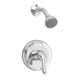 American Standard T675.501.295 Colony Soft Shower Only Trim Kit with Easy Clean Showerhead, Shower Arm, Satin Nickel