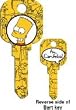 The Simpsons Bart Springfield Schlage SC1 House Key
