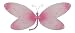 Extra Large Hanging Nylon Dragonfly - Nursery Room Decor - 17" Pink Skylar Dragonfly