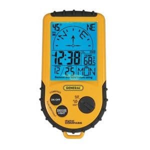 General Tools DC360BL Digital Compass with Blue Backlight by General