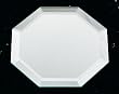 Mirrored Beveled Glass Octagon 4" Coaster