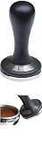 Concept-Art Tamper Knock Buche / Beech schwarz Edelstahl 58 mm