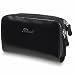 Fontanelli Black Polished Calf Leather Zip Wallet