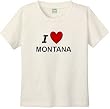 I LOVE MONTANA - BigBoyMusic Youth Designs - White T-shirt