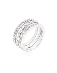 Simple CZ Ring Set