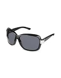 Gucci Ring GG Logo Sunglasses shiny black dark grey by Gucci
