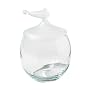 A di Alessi Anubis Glass Container with Lid, 100 cl, Ice, (AMGI04 I)
