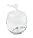 A di Alessi Anubis Glass Container with Lid, 100 cl, Ice, (AMGI04 I)
