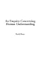 An Enquiry Concerning Human Understanding