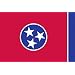 Valley Forge Nylon Tennessee State Flag, measures 3-Foot x 5-Foot