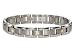 Mens Titanium Bracelet with 18K Gold Screws