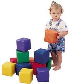 Childrens Toyshop  Toys : "Children's Factory Toddler Baby Blocks, Primary Color "