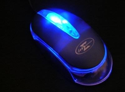 Childrens Toyshop  Computer : USB Optical Neon LED 3-Button Scroll Mouse