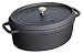 Kitchen & Housewares : Staub 7-Quart Oval Cocotte, Black