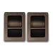 Seismic Audio - Pack of Two (2) Black Metal Recessed PA/DJ Speaker Bar Handles