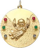 Angel, 14K Gold Charm