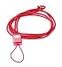 Krusell Red Neck Strap with safety lock for Cell Phone / MP3 / Camera / PDA / GPS