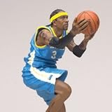 ALLEN IVERSON / DENVER NUGGETS * BLUE JERSEY * McFarlane 6 Inch NBA SERIES 12 Sports Picks Action Figure