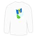 Long Sleeve T-shirt with international, Barbadoes, country