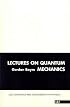 Lectures on Quantum Mechanics (Lecture Notes & Supplements in Physics)
