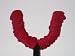 Axe Hugger in Scrunchy Velvet for Standard Stand Red�