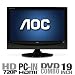 AOC LC19W060C 19-Inch LCD HDTV/DVD Combo, Glossy