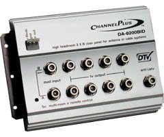 Channel Plus DA-8200BID Bidirectional RF Distribution Amplifier