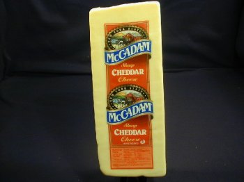 New York White X-Sharp Cheddar - 10 to 11 LB Loaf by Cheese Express