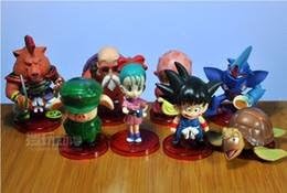 Anime Dragon Ball Z Deformation Songukou Gogeta Gotenks Action Figure Toy 8Pcs/Set