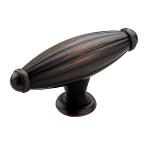Amerock BP55220-ORB Allison Value Hardware Collection Small Oblong Knob, Oil Rubbed Bronze by 