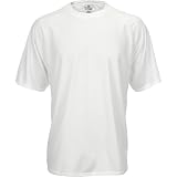 Russell Athletic Men's Short Sleeve Dri-Power Tee, White, Medium