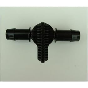 polyethylene hose barbed shut-off valve from Drip Irrigation Products