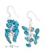Sterling Silver Small Turquoise Nugget Cluster Earrings