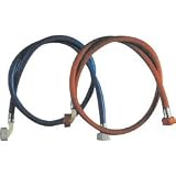 Washing Machine Hose - Hot Water Hose (Red) (length 1.5m)