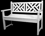 Chippendale Bench 48 Inch