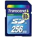 Transcend Secure Digital (SD) Memory Card 80x 256 MB