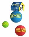 JW Pet Company Insight iSqueak Ball 2in Sm. Rubber Dog Toy Assorted Colors