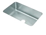 Elkay ELU281612 Gourmet Lustertone Undermount Sink, Stainless Steel