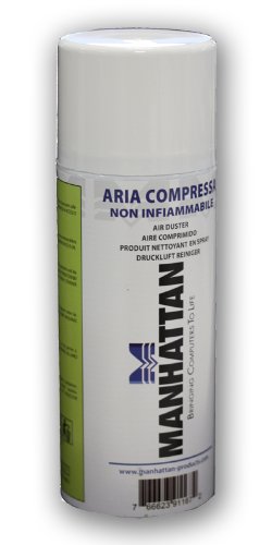 Bomboletta spray aria compressa pulizia 400ml Non infiammabile