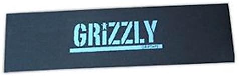 Black / Blue Stamp Out Skateboard Grip Tape - Black / Blue - Deck Griptape