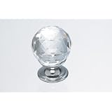Top Knobs TK125PC Clear Crystal 1 1/8