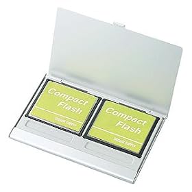 Sanwa Supply Compact Flash (CF) Aluminum Memory Case by Sanwa Supply