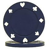 100 Suited Composite Chips - Blue