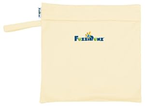 FuzziBunz Zippered Diaper Tote, Buttercream