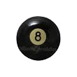 2-1/4" Eight-Ball Replacement Pool Ball